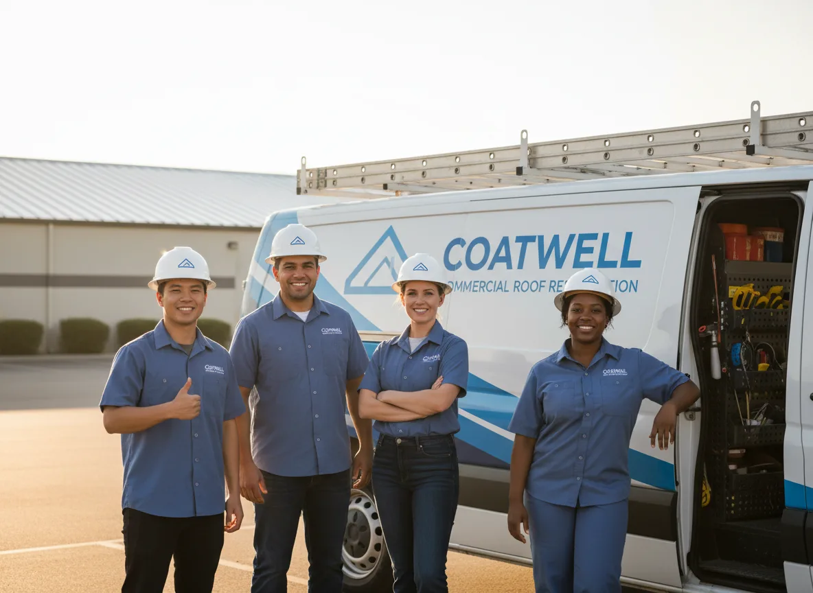 Commercial roof coating company in Dillard, GA